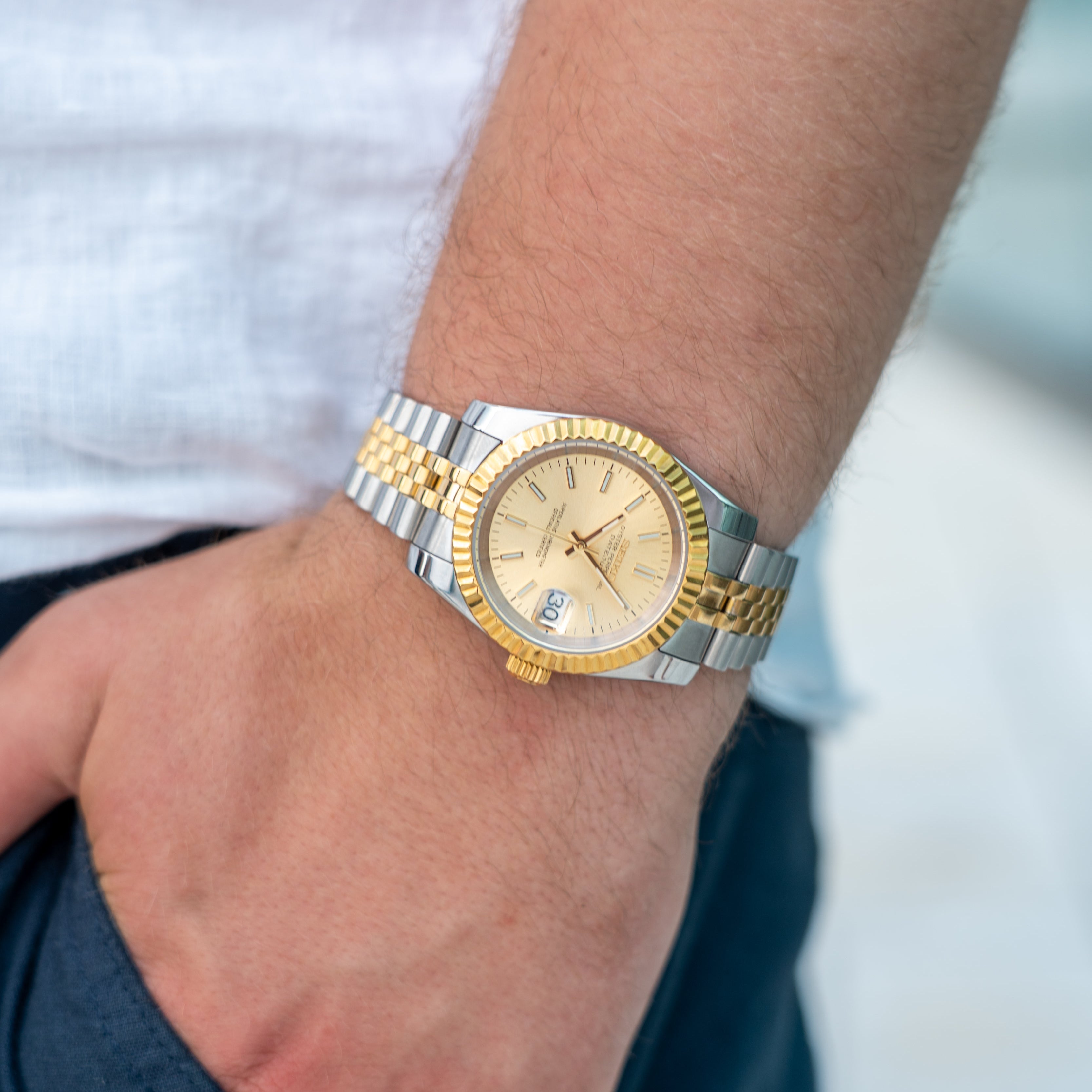 Seikojust Twotone Gold